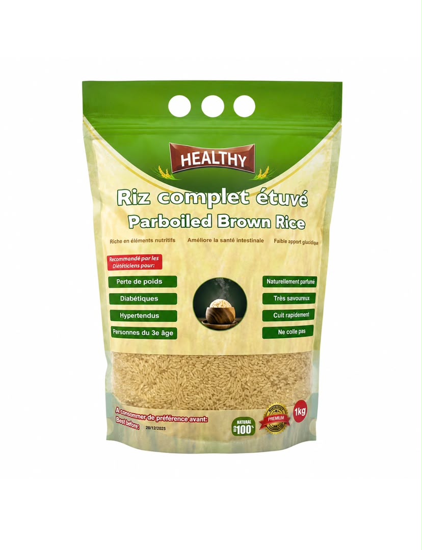 Parboiled Brown Rice - Riz complet Etuvé